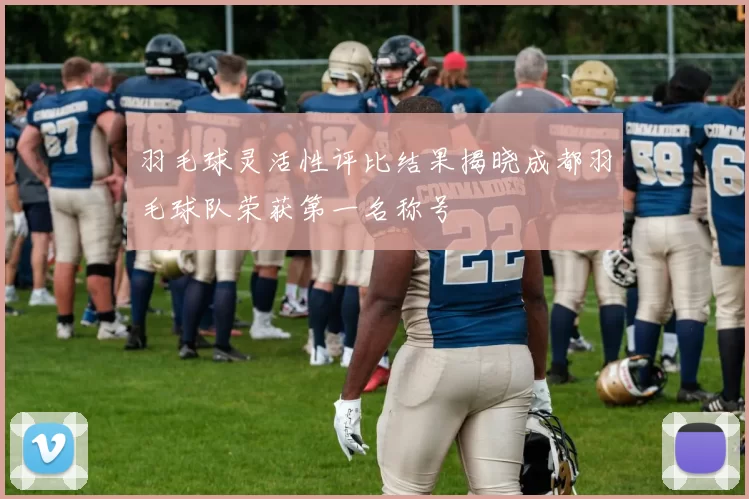 羽毛球灵活性评比结果揭晓成都羽毛球队荣获第一名称号