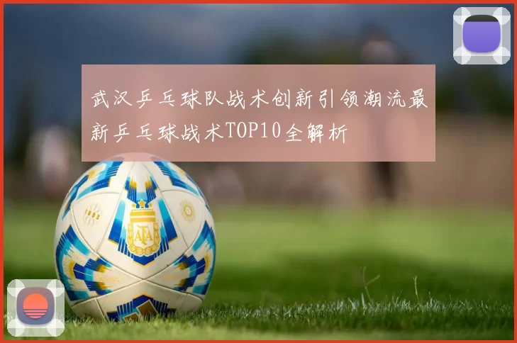 武汉乒乓球队战术创新引领潮流最新乒乓球战术TOP10全解析
